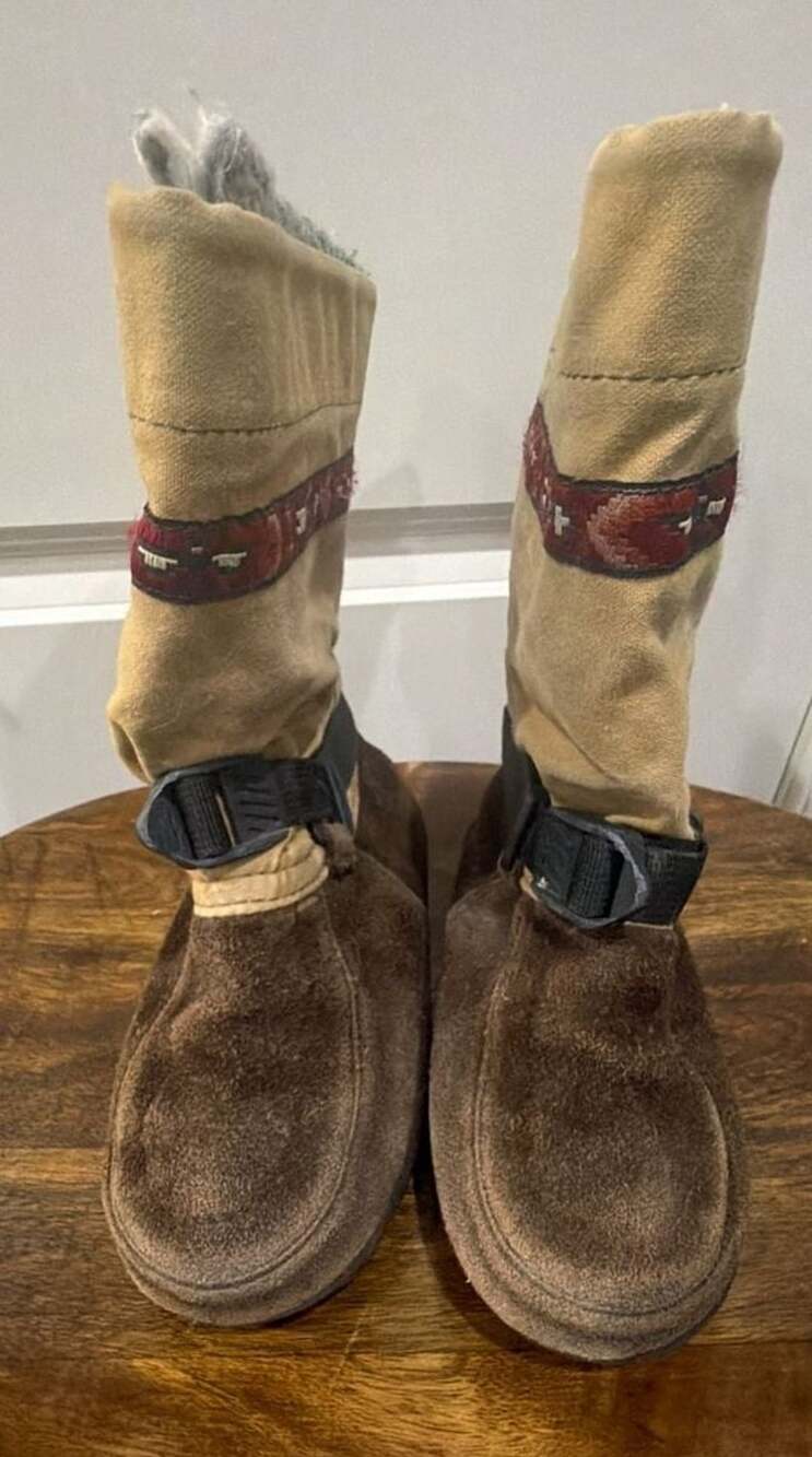 Steger Mukluks Winter Boots Child C 12 Brown Suede